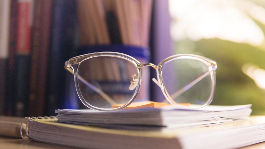 Last will document with pen and reading glasses on desk